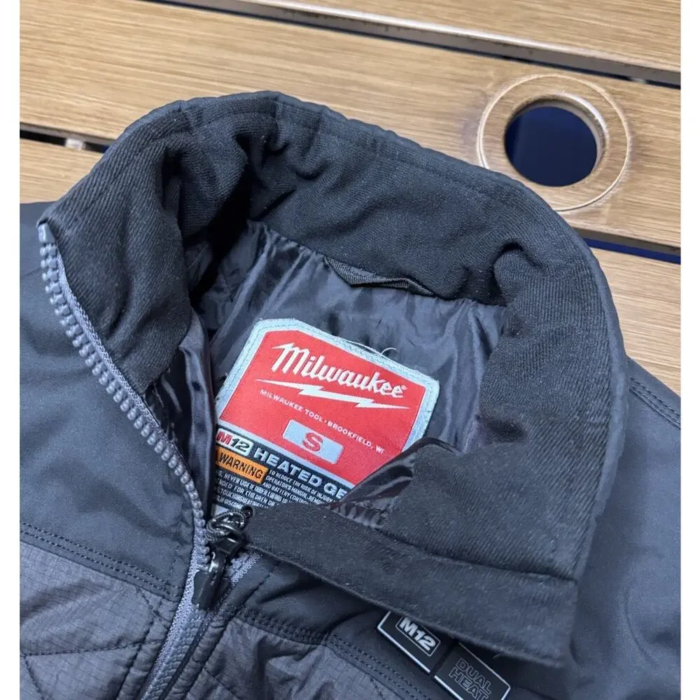 Milwaukee M12 AXIS Heated Jacket Womens Sz Small NO Battery Full Zip Black - Picture 5 of 15